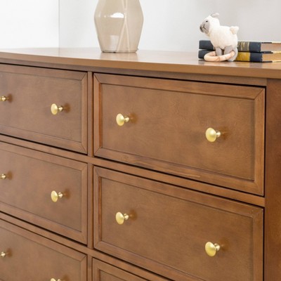 Kalani Chestnut 6-Drawer Double Wide Nursery Dresser