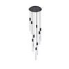 Elegant Lighting Weston 9 - Light Pendant in  Black - 2 of 4