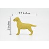 Collectible Wildlife Gifts | Golden Retriever Dog, Realistic Canine, Plastic Animal, Realistic Figure,  Model, Toy,  Gift, 2 1/2 Inches. CWG241 B306 - 2 of 4