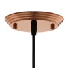 Modway Dimple 10 Half-Sphere Rose Gold Pendant Light - 4 of 4