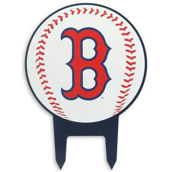 MLB Boston Red Sox Baseball Metal Yard Stake