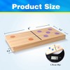 GSE 28-Piece Giant Wood Dominoes with Multi-Color Dots, Jumbo Domino Tile Game Set - 2 of 4