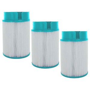 Hurircane 3 Pack HF-SOFT09-01 Advanced Spa Filter Cartridge Replacement for Soft Tub 5020 Snap in Unifilter Cartridge for 2009 and Newer Soft Tubs - 1 of 4