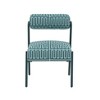 TOV Furniture Jolene Patterned Linen Accent Chair in Green - 3 of 4