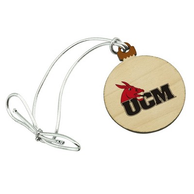 University of Central Missouri Primary Logo Mini Small Tiny Wood Christmas Tree Holiday Ornament