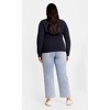 Women's Plus Size Rina Sweater - denim marle | CITY CHIC - 3 of 4
