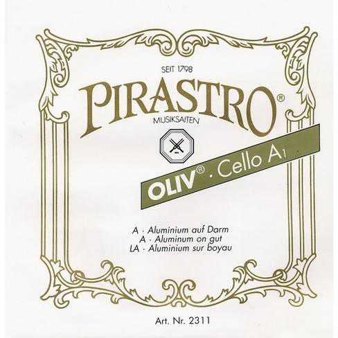 Pirastro Oliv Series Cello String Set 4/4 Medium 
