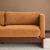 ModernLuxe 3 Seater Sofa, Boucle Upholstered Sofa Couch with Solid Wood Base, Square Arm - 4 of 4