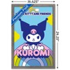 Trends International Hello Kitty and Friends - Kuromi Framed Wall Poster Prints - 3 of 4