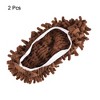 Unique Bargains Washable Cleaning Shoes Cover Multifunction Chenille Duster Mop 2 Pcs - 3 of 4
