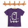 Boo Ghost Bow - Youth Short Sleeve Graphic T-Shirt and Toddler Short Sleeve Graphic T-Shirt - 2 of 3