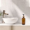 Unique Bargains Round Bottom Soap Dispenser 16.91oz Brown Black 1 Pc - 2 of 4