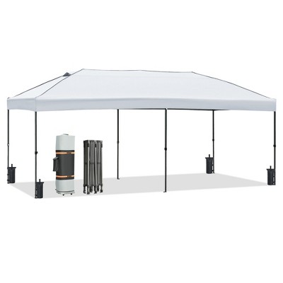 Gsluuk TREXM Pop Up Canopy with Sidewalls, Outdoor Canopy Tent Heavy Duty for Backyard, Wedding Party Tent for Parties with Wheeled Bag