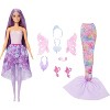 Barbie Doll Fantasy Fashion Pack with Accessories Including Mermaid Tail, Fairy Wings, & Necklaces - 4 of 4