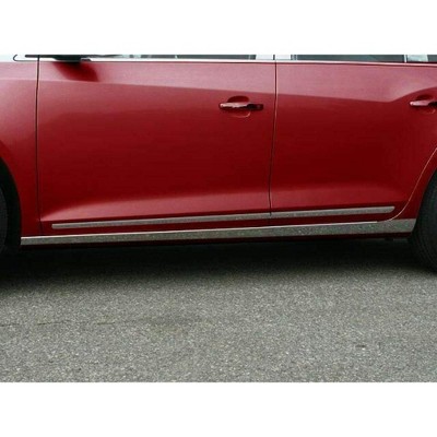 QAA is Compatible with 2010-2016 Buick Lacrosse 4 Piece Stainless Rocker Panel Trim, On The Rocker, 1.625" - 3" Tapered Width TH50520