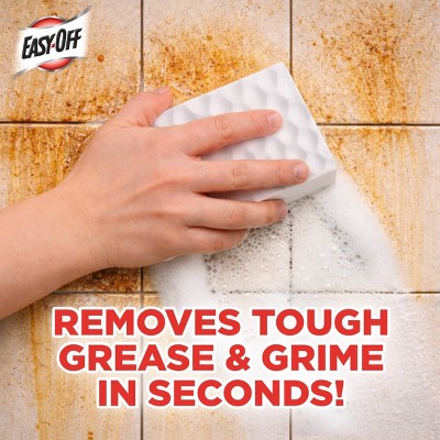 Easy-Off Unscented Heavy Duty Eraser Sponge Appliance Cleaners - 3ct: Box, Stainless Steel, Oven, 10 of 16