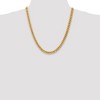 Black Bow Jewelry Men's, 10k Yellow Gold 7.3mm Hollow Miami Cuban (Curb) Chain Necklace - 2 of 4