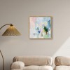 Art Remedy Verdant Breeze Over White Modern Colorful Art Framed - 2 of 4