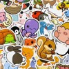 Wrapables Waterproof Vinyl Stickers, 100pcs, Cartoon Animals - 4 of 4
