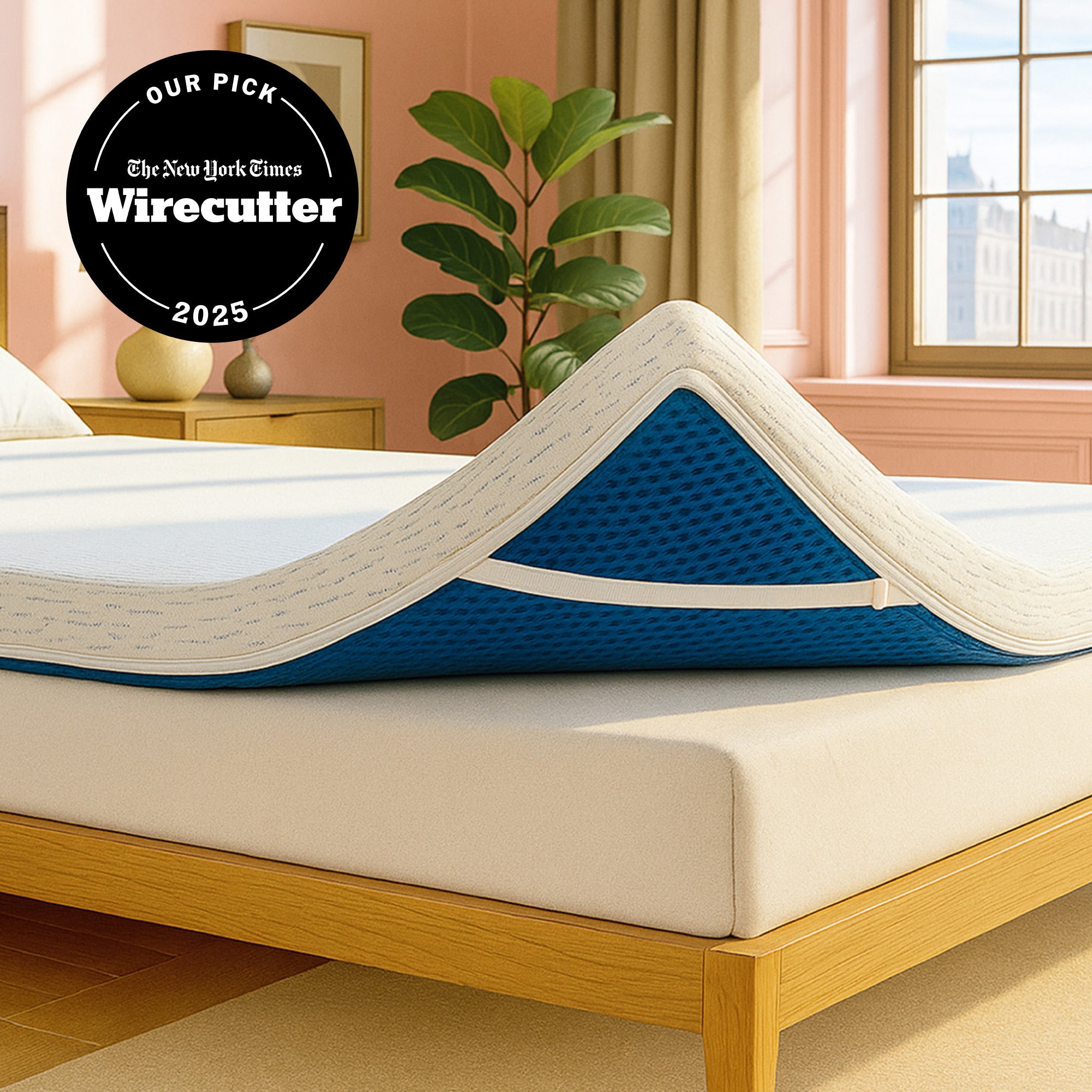 Mattress Topper - 4 Inch - Breathable Memory Foam - Select High Density by Viscosoft Twin Extra Long