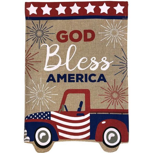 Briarwood Lane God Bless America Eagle Garden Flag Patriotic 4th Of July  18 X 12.5 : Target