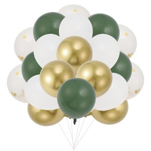 Unique Bargains Latex Party Balloons with Ribbon 10 inch 20 Pcs - 1 of 4