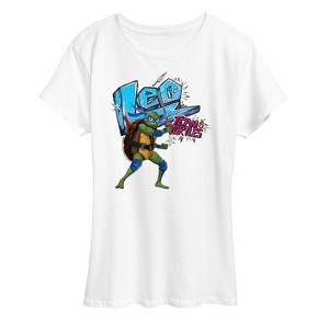 Women's - Teenage Mutant Ninja Turtles - Leonardo AKA Leo Short Sleeve Graphic T-Shirt - 1 of 4