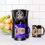 Uncanny Brands WWE Coffee Maker Gift Set with 2 Mugs - Caffeinate Like A Champion