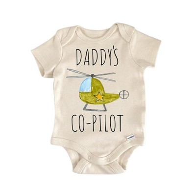 Helicopter Airplane Pilot Copilot - Baby Boy Girl Clothes Infant Onesie® Funny Cute Newborn GS1