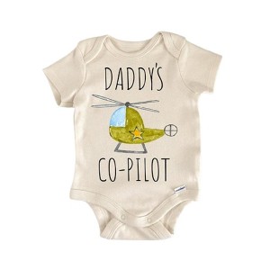 Helicopter Airplane Pilot Copilot - Baby Boy Girl Clothes Infant Onesie® Funny Cute Newborn GS1 - 1 of 1