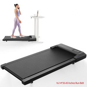 SupeRun Walking Pad, Under Desk Treadmill, 2 in 1 Portable Treadmill with LED Display for Office Home Use - 1 of 4