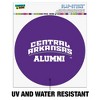University of Central Arkansas Alumni Automotive Car Window Locker Circle Bumper Sticker - 2 of 4