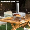Acekool Wood-Fired Portable Pizza Oven in Stainless Steel for Outside - 4 of 4