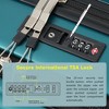 Kumasinova Hard-Shell Luggage,Set of 3,2 Expandable Suitcases with TSA Lock & Travel Bag,Front Opening Luggage with USB Ports,20"&24" - 3 of 4