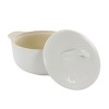Crock Pot Artisan 2.3 Quart Round Stoneware Casserole with Lid in White - 2 of 4