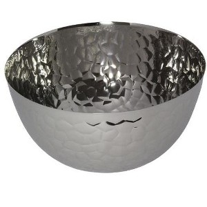 Sol Living Stainless Steel Salad Bowl Serve Pasta, Snacks, Fruit - 1 of 4