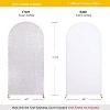 Round Top Fitted Sequin Arch Cover–With Zipper, Ideal for Outdoor Events, Weddings,Birthdays & Party Decor - 2 of 4