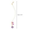 Unique Bargains Pearl Chain Bow Water Cup Pendant 1 Pc - 2 of 4