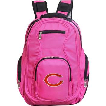 NFL Chicago Bears Premium 19" Laptop Backpack - Pink