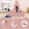 6PCS Modular Kids Play Sofa, Toddler Couch Play Couch for Playroom, Foam Modular Couch for Girls & Boys - 3 of 4