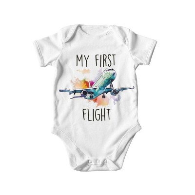 Travel Airplane First - Baby Boy Girl Clothes Infant Onesie® Funny Cute Newborn GS1