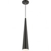 Livex Lighting Andes 1 - Light Pendant in  Shiny Black/Polished Chrome - 2 of 3