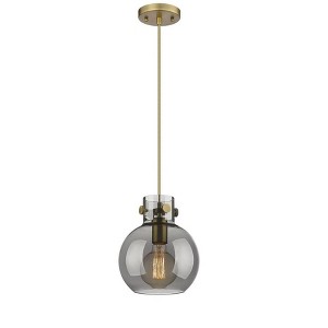 Newton Sphere - 1 Light Pendant In Industrial Style-9.13 Inches Tall and 8 Inches Wide - 1 of 1