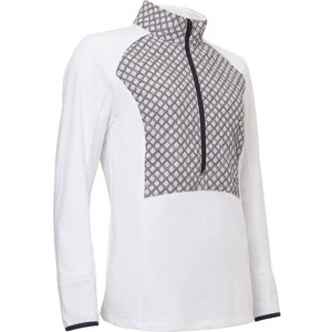 Women's Wo’s Troon Warm and Windproof Hybrid Half-Zip Jacket - Abacus Sportswear US - 1 of 3