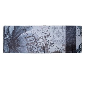 J&V TEXTILES 20" x 55" Oversized Cushioned Anti-Fatigue Kitchen Runner Mat (Kitchen Art) - 1 of 4