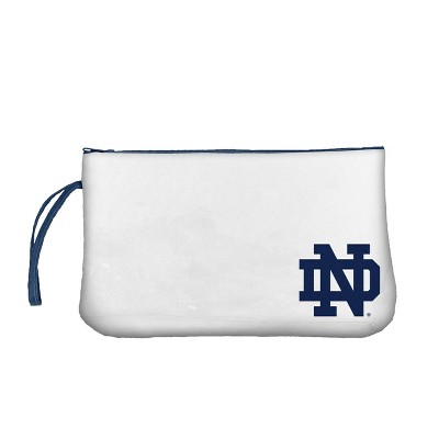 NCAA Notre Dame Fighting Irish Clear Zip Closure Wristlet