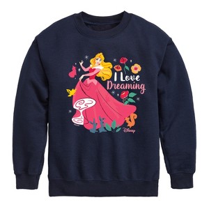 Boys' - Disney - I Love Dreaming Graphic Long Sleeve Fleece Sweatshirt - 1 of 4