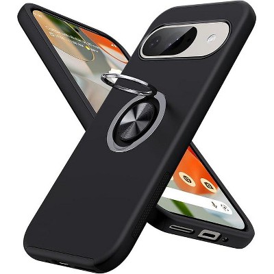Entronix Case Compatible with Pixel 9/9 Pro - 360º Circular Ring Gripstand