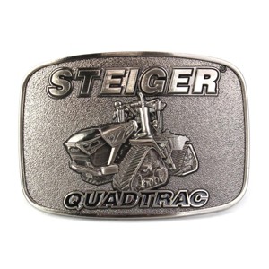 Steiger 715 Quadtrac Tractor Pewter Belt Buckle ZJD1930 - 1 of 3
