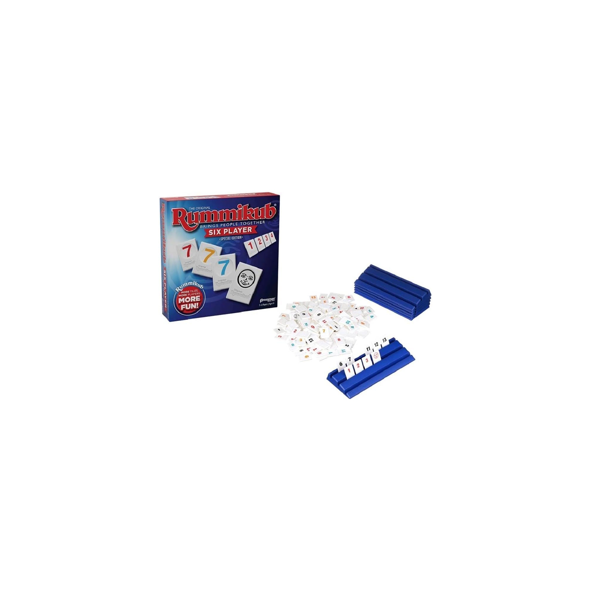 Rummikub Six Player Edition - The Classic Rummy Tile Game - More Tiles and More Players for More Fun!